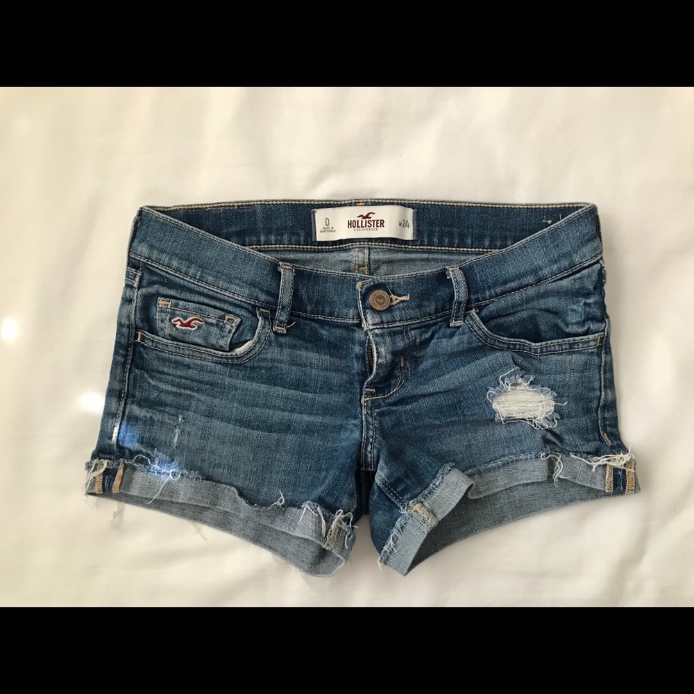 Denim shorts